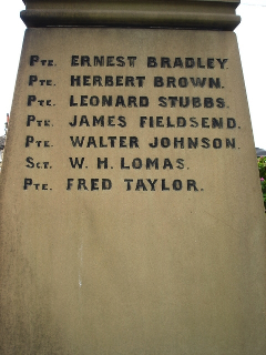 Great War Memorial North Face